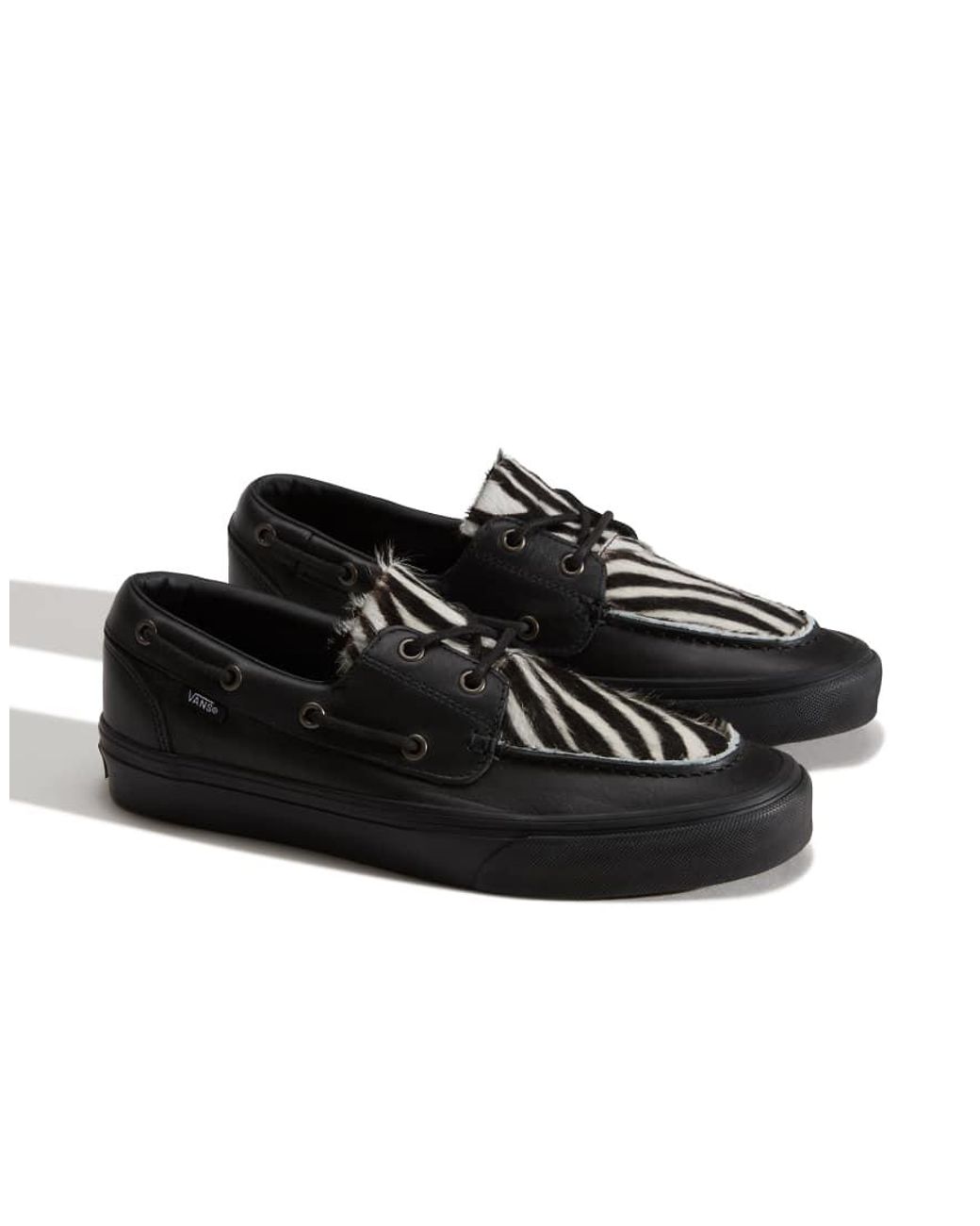Vans Black 2-Eyelet Boat Shoe Sneakers