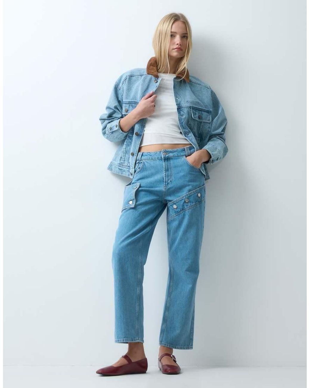 House Of Sunny Blue Cowboy Denim Jeans