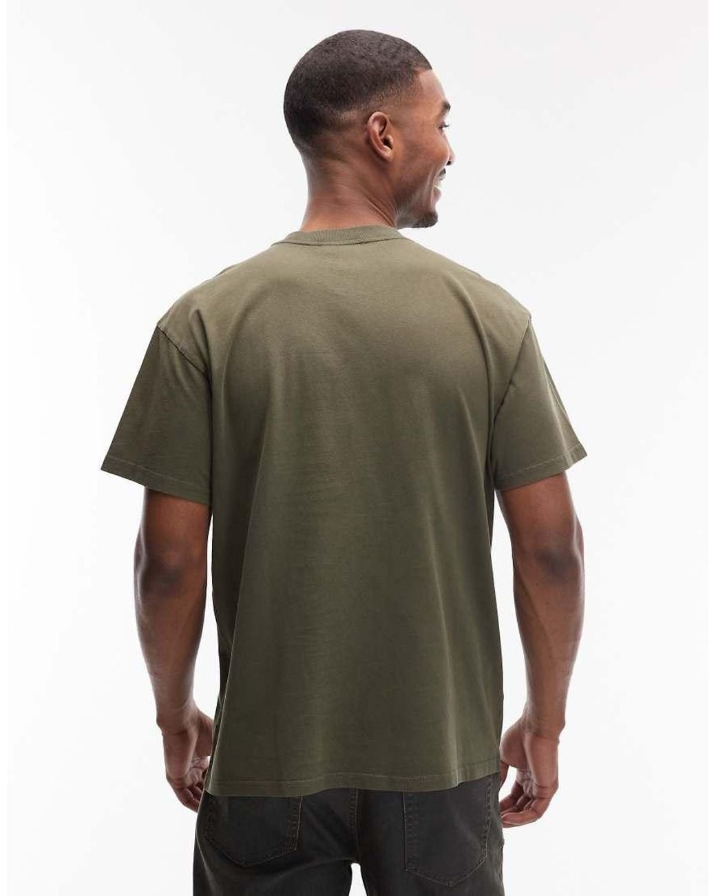 Carhartt Green Faded Pond Corps T-Shirt for men