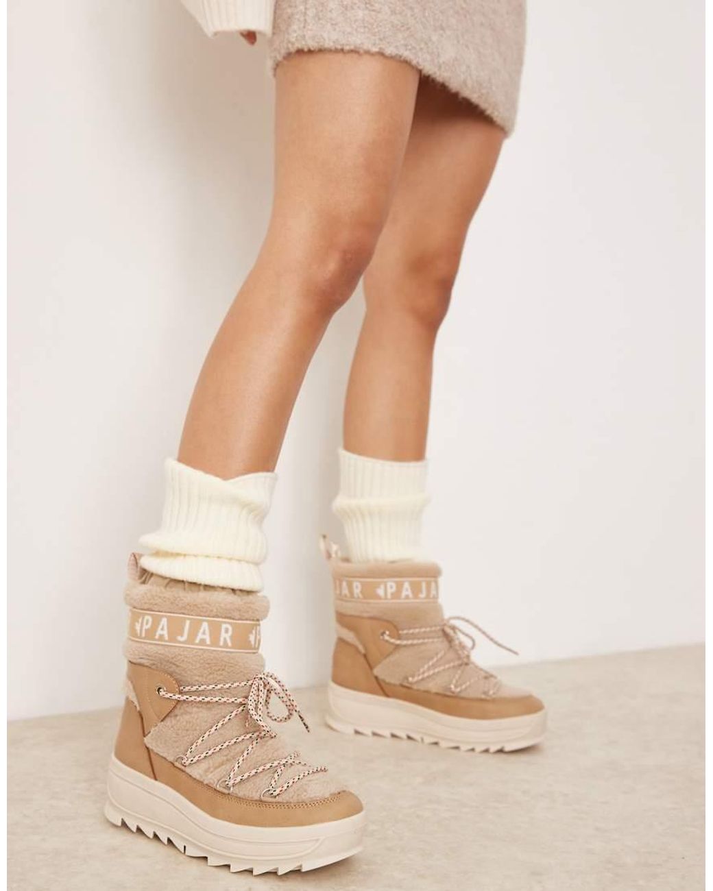 Pajar Galaxy Lama Snow Boots in Natural Lyst UK