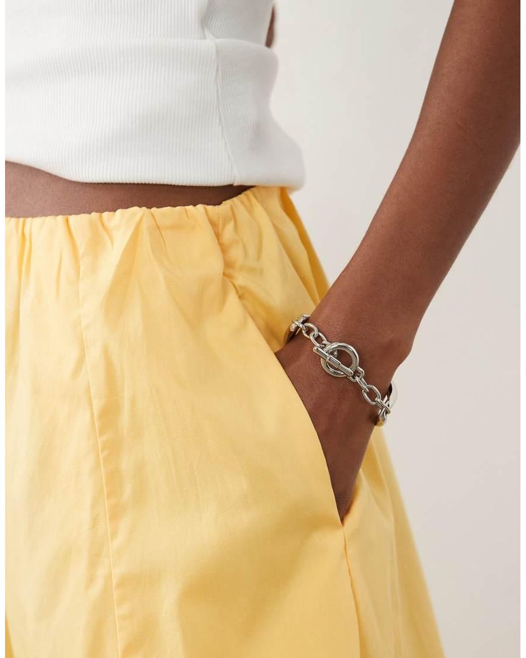 Mango Natural Newcreta 100% Cotton Full Maxi Skirt