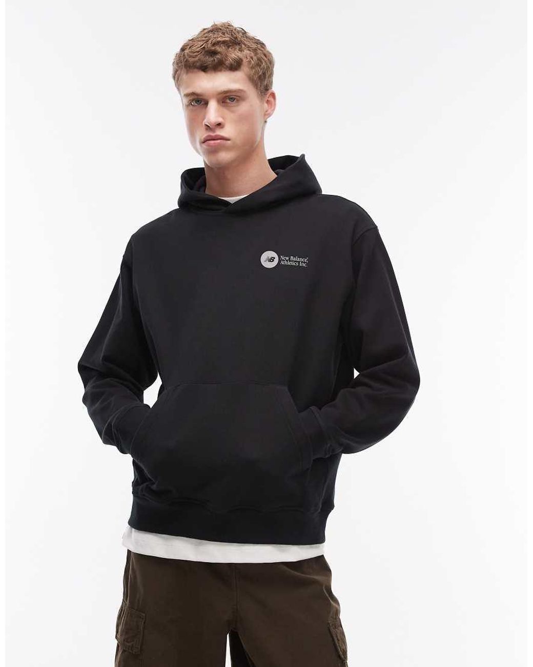 New Balance Black Vortex Hoodie for men
