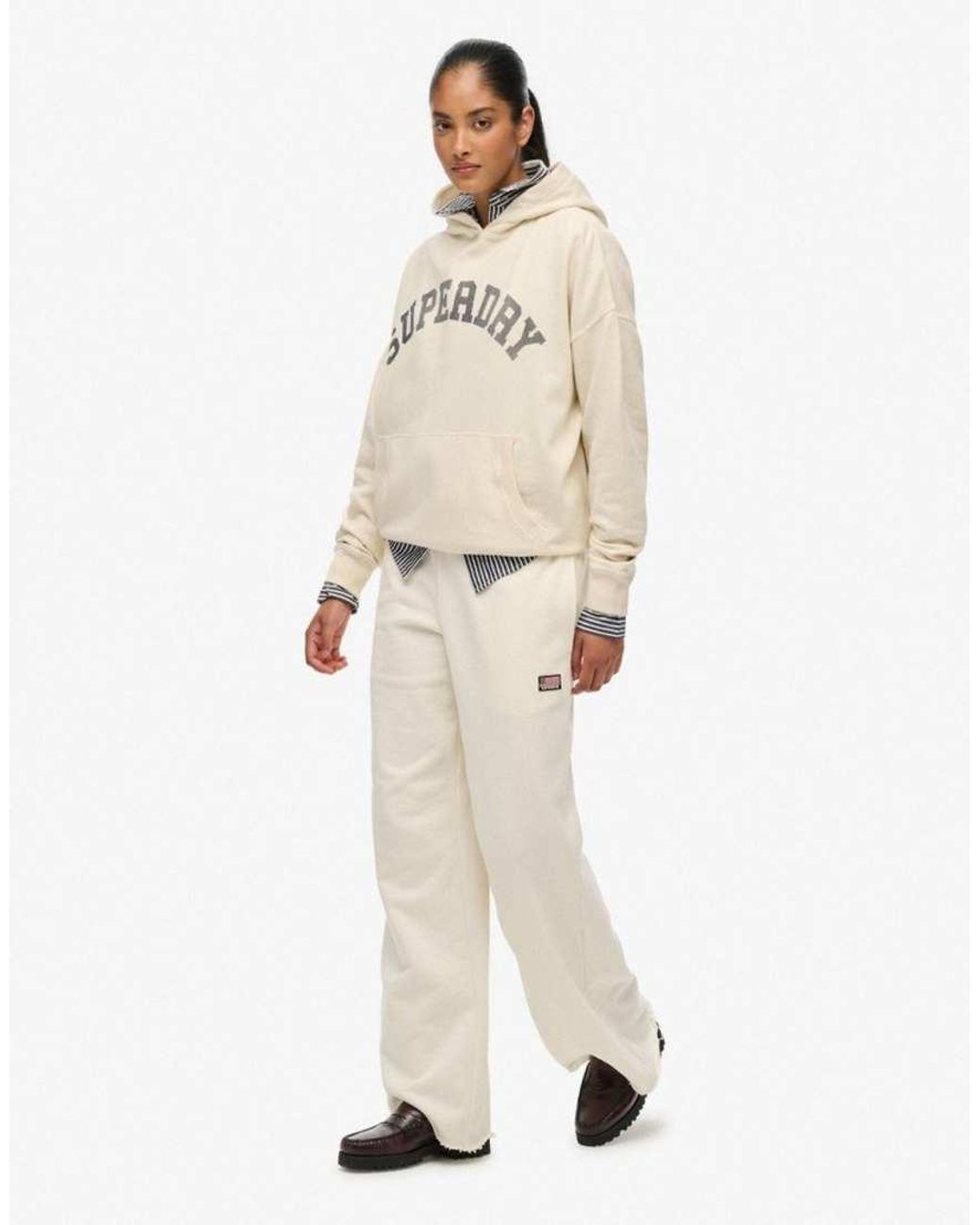 Superdry Natural Athletic Essentials Straight Leg Joggers