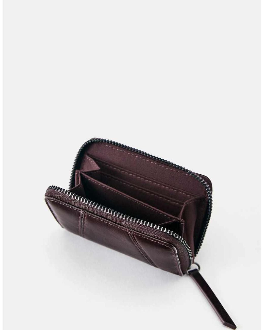 Pull&Bear Red Distressed Wallet