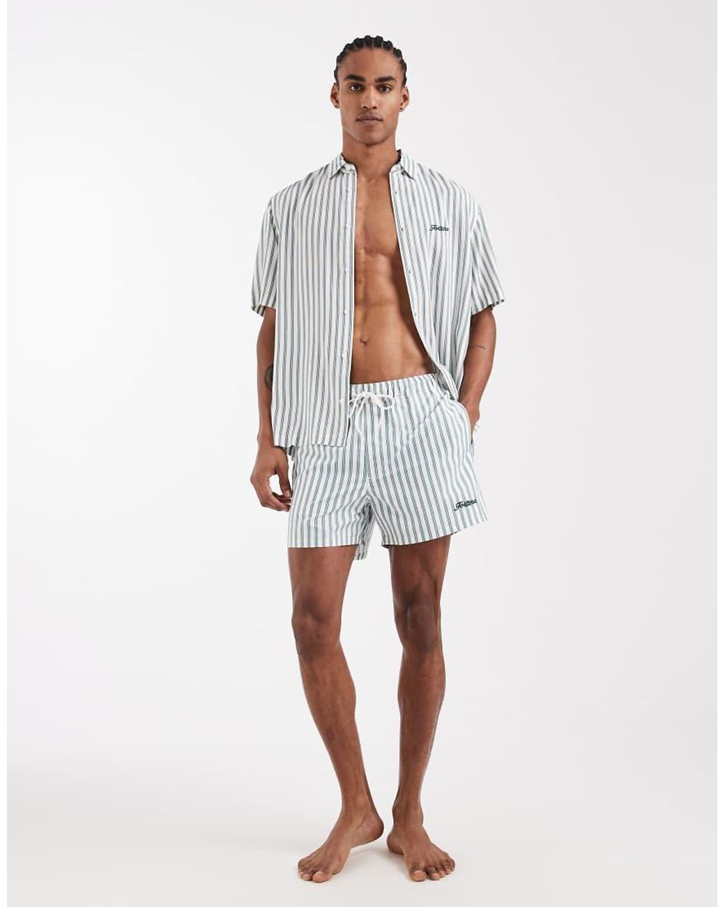 ASOS White Swim Shorts for men