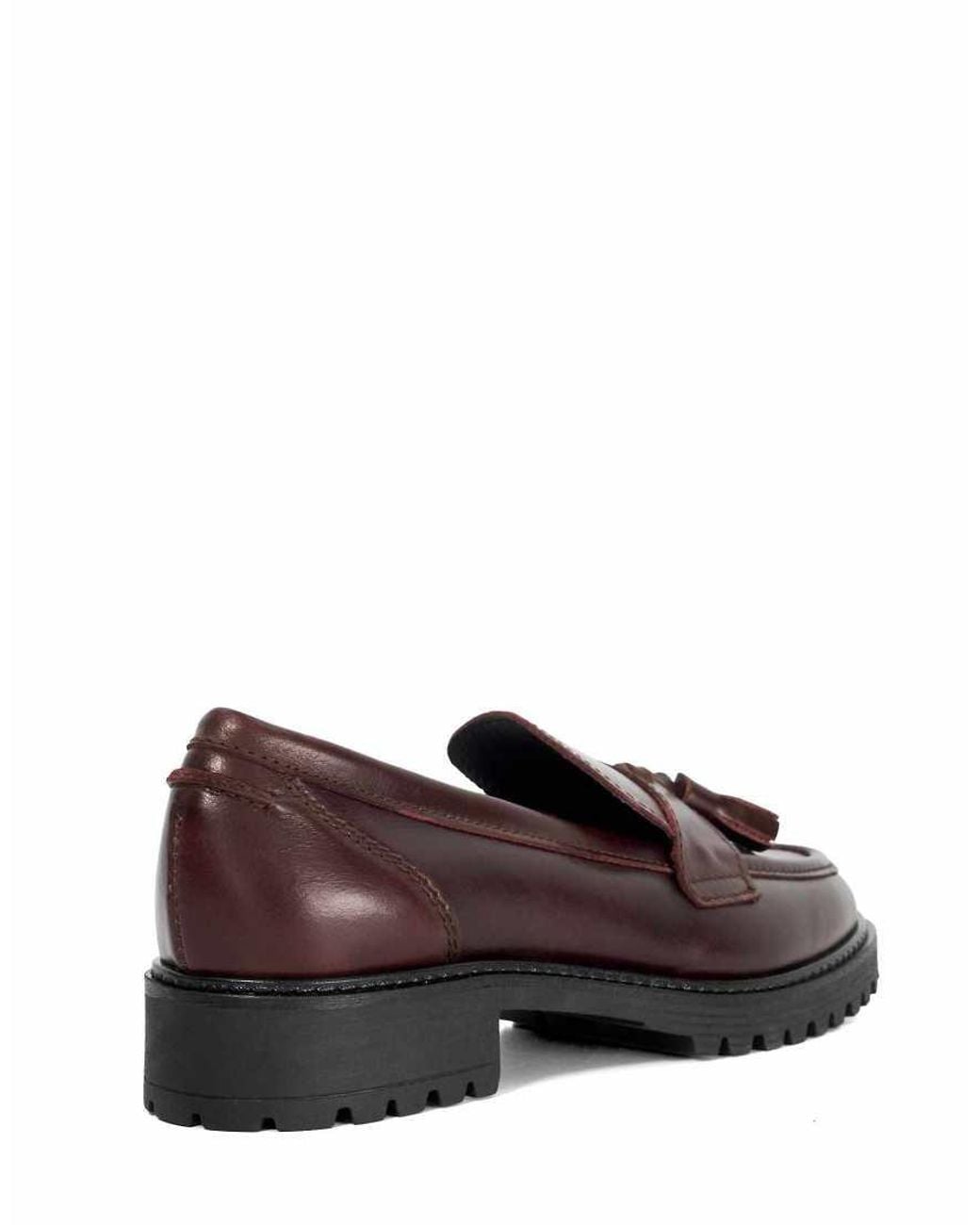 Dune Brown Gracelyn Loafers