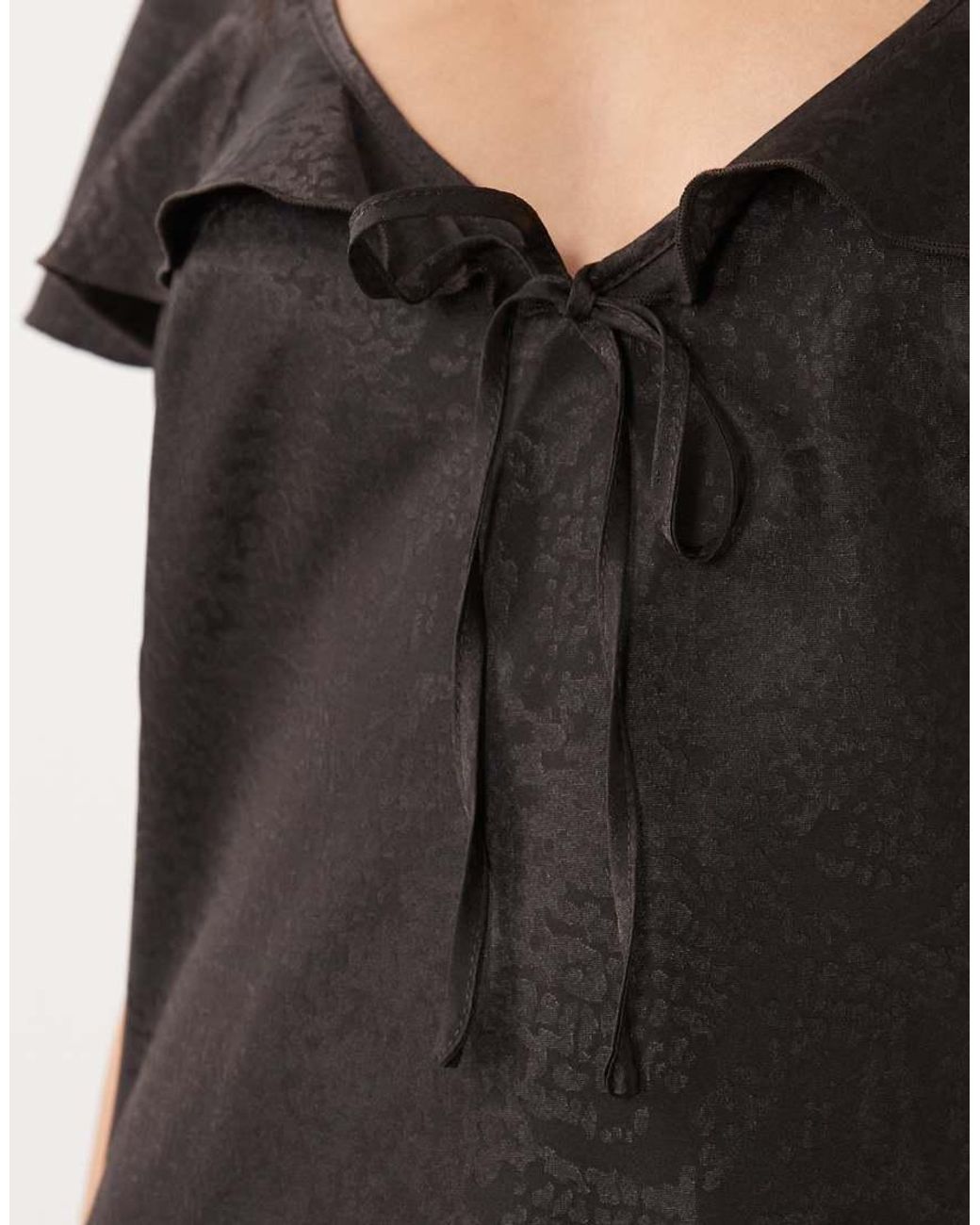 Vero Moda Brown Sleeveless Tie Detail Maxi Dress With Lace