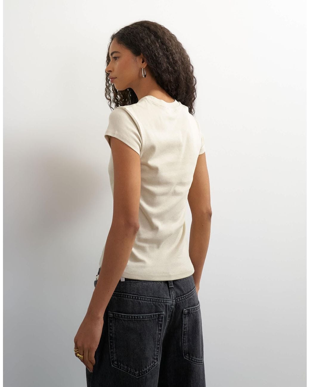 TOPSHOP White Everyday Tee