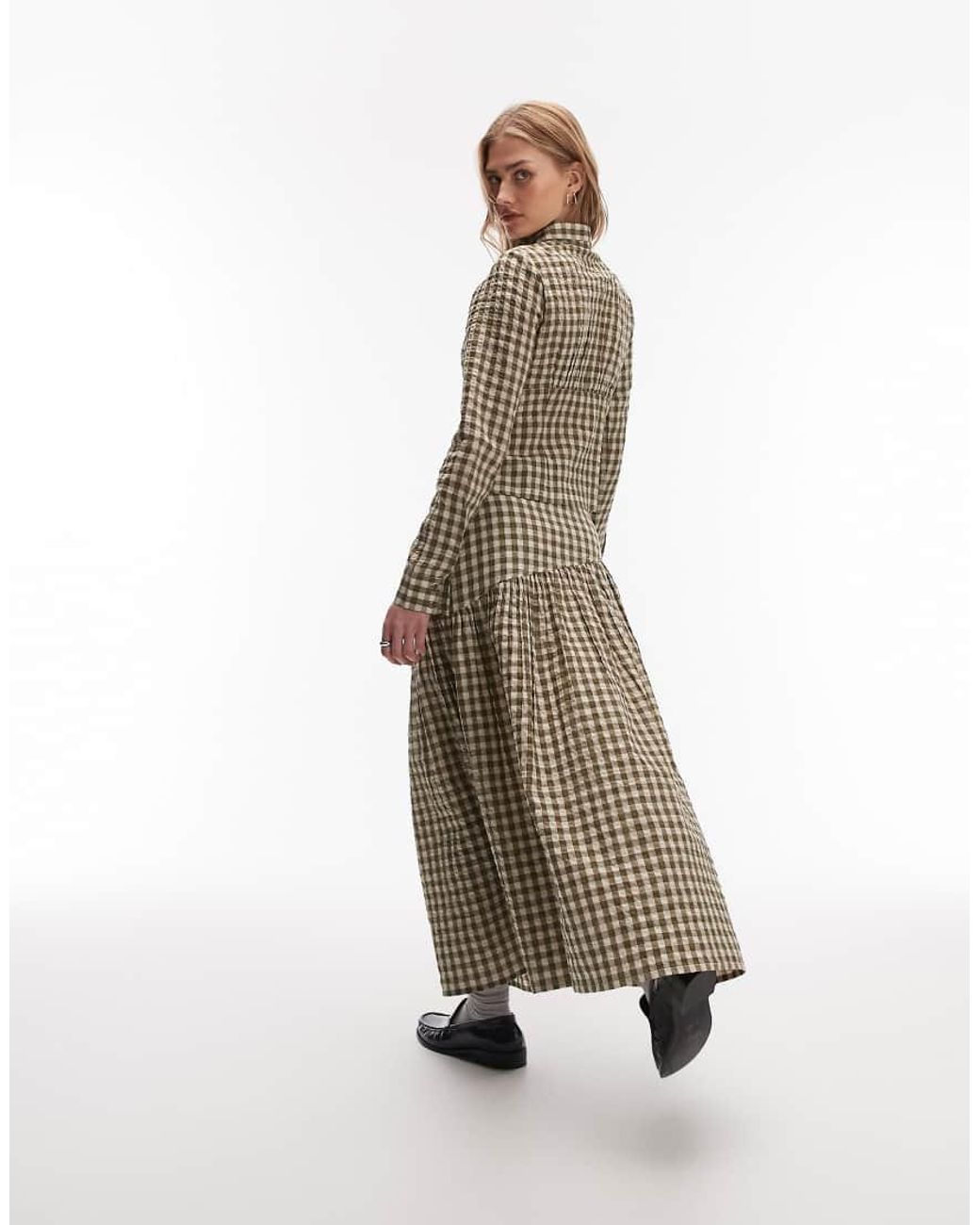Collusion Natural Drop Waist Maxi Skirt