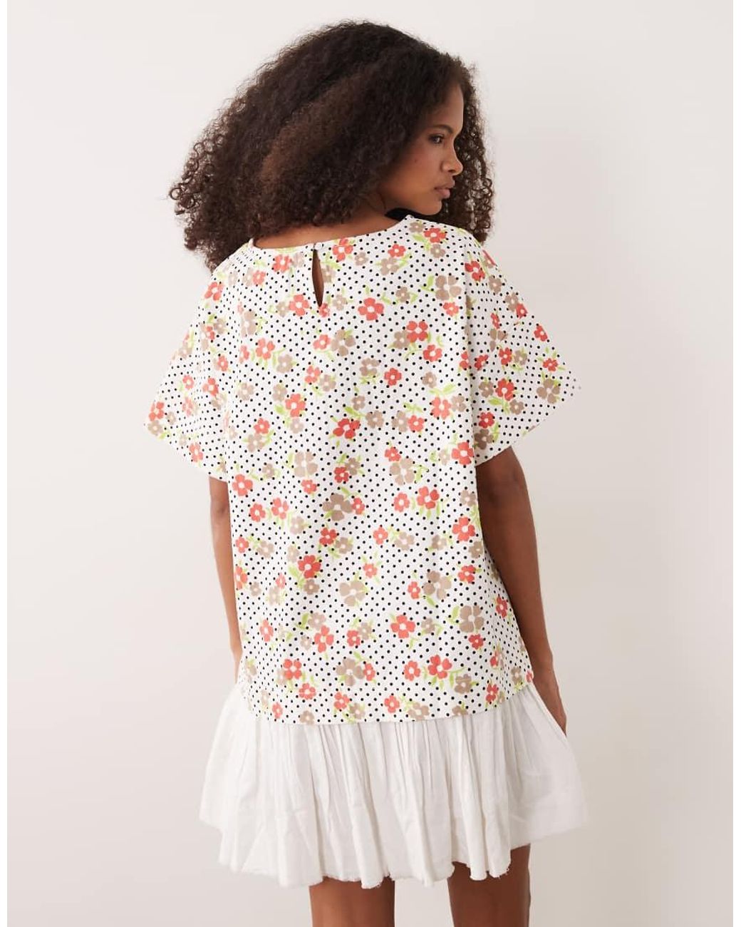 ASOS Multicolor Hybrid T-shirt Mini Dress