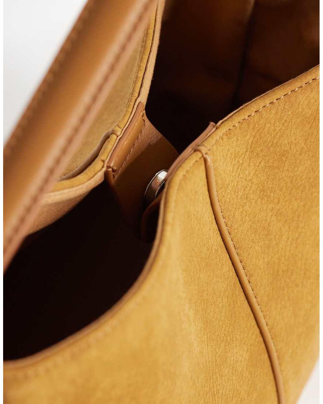 ASOS Brown Faux Suede Grab Bag