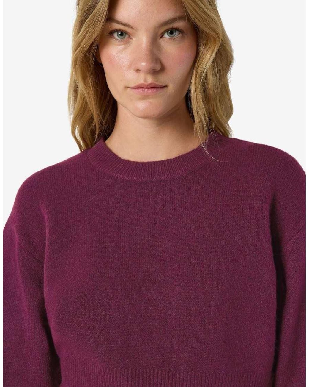 Noisy May Purple Knitted Pullover