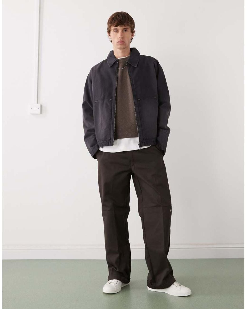 Weekday Blue Utility Jacket for men