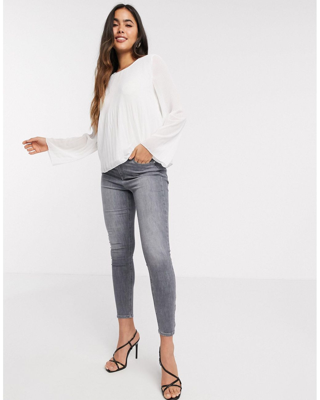 Blusa plisada stradivarius hotsell