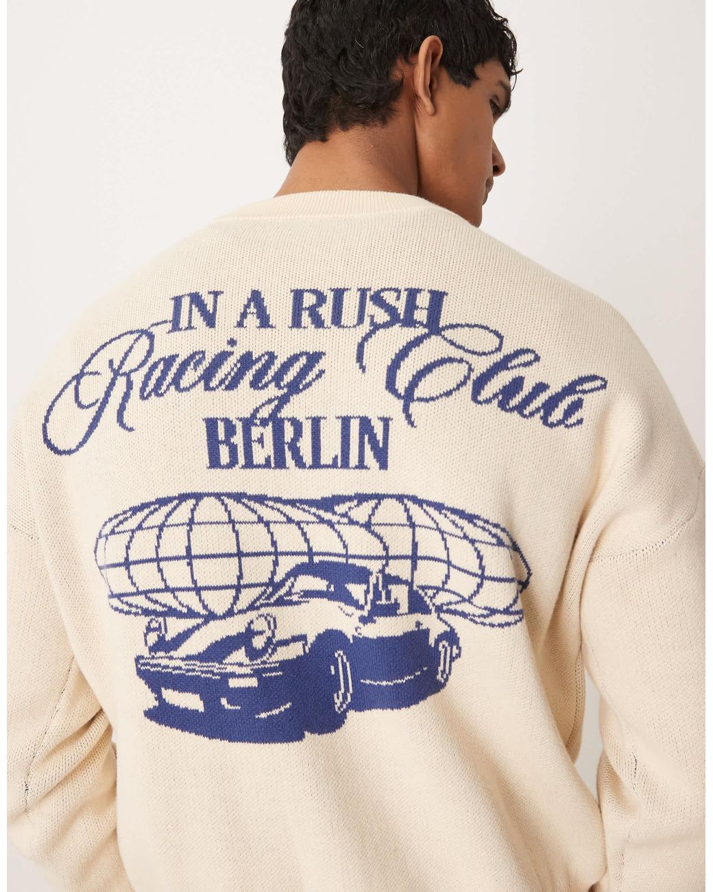 Prohibited – vortex – strickpullover in Natural für Herren