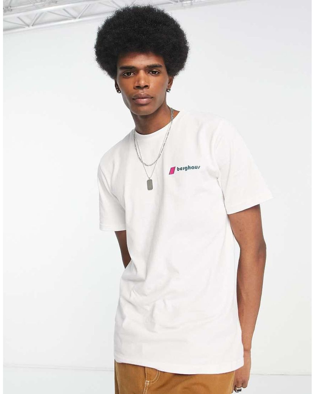 Berghaus White Dean Street Unisex Lhotse Zine Back Print T-shirt