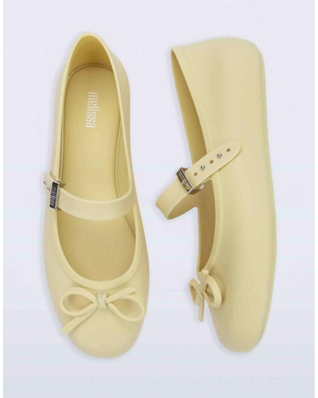 Melissa Yellow Soft Ballerina Delicate Bow