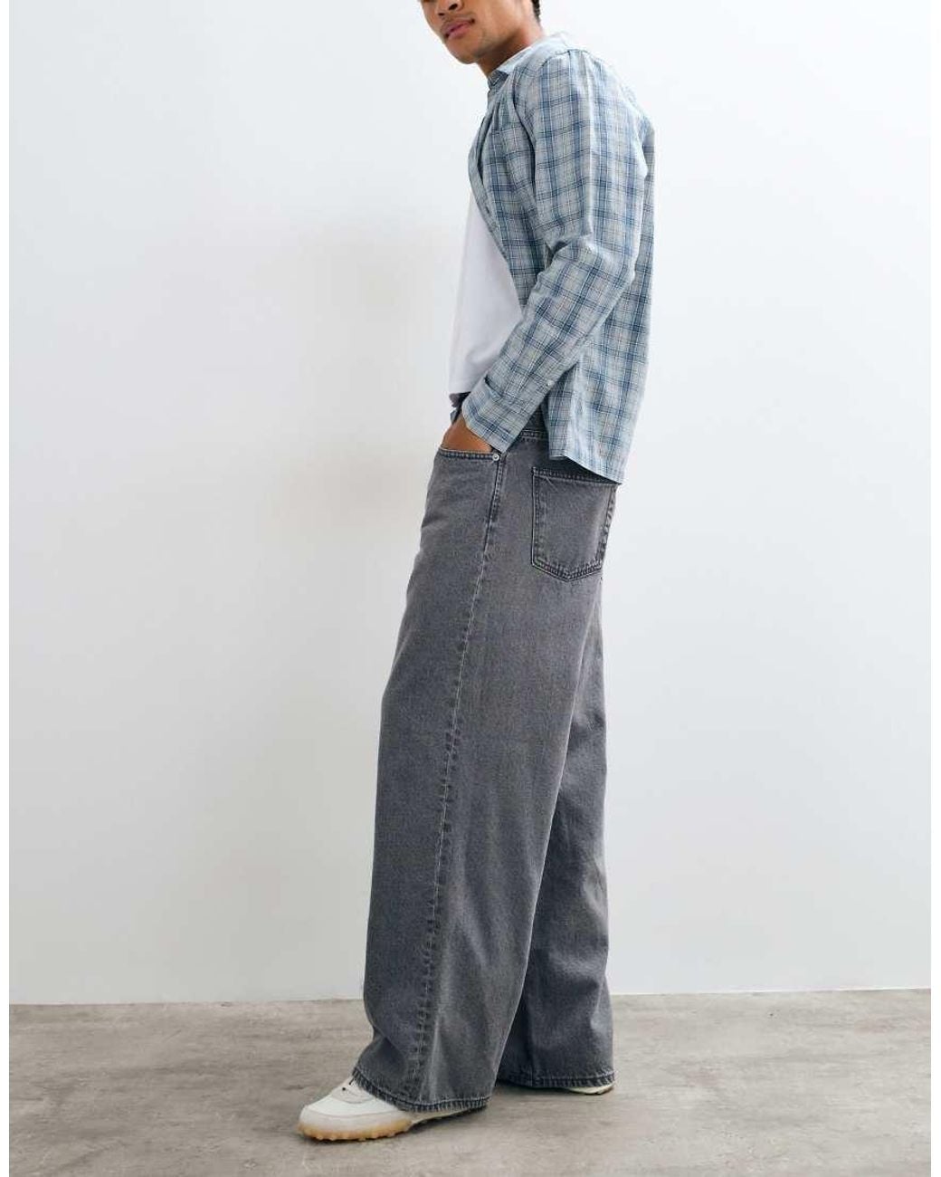 Only & Sons Blue Remi Wide Leg Jeans for men