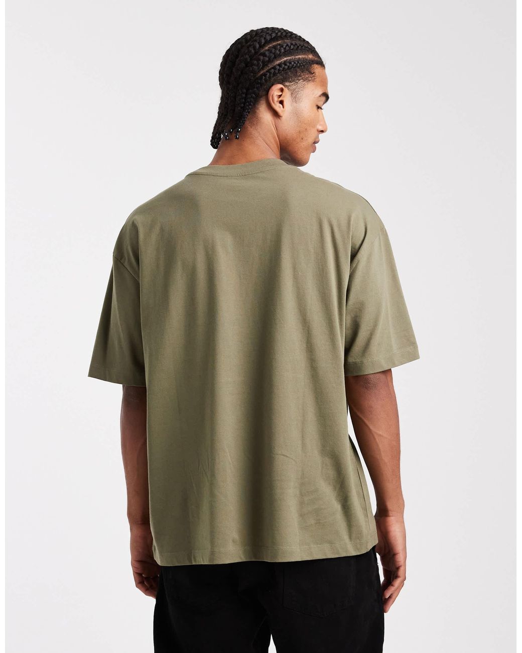 ASOS Natural Essentials 2 Pack Oversized T-Shirts for men