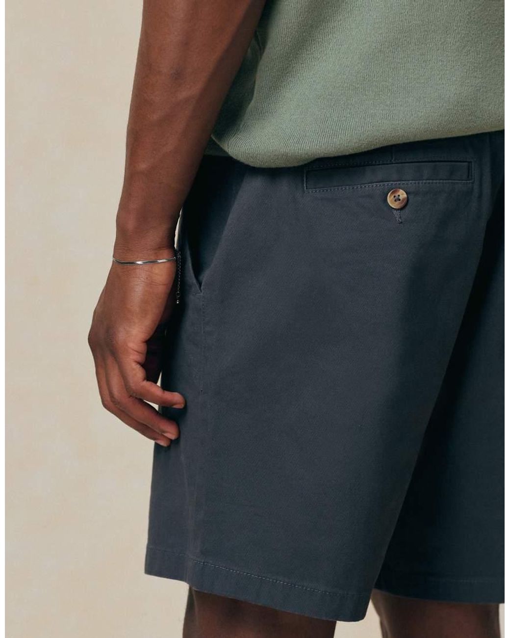 ASOS Natural Slim Fit Chino Shorts for men