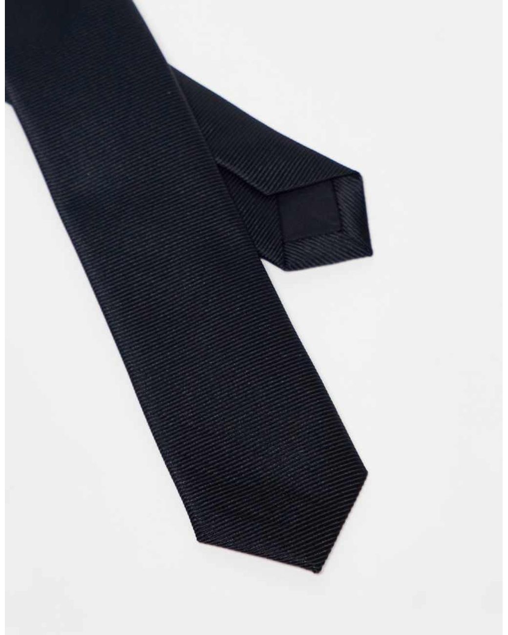 ASOS Blue Satin Skinny Tie for men