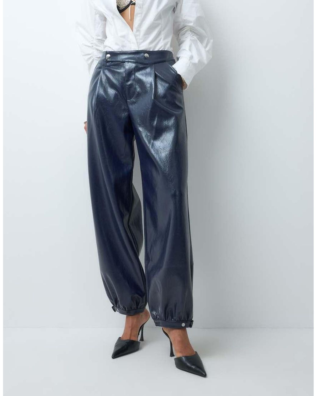 laagam Blue Riley Balloon Pants
