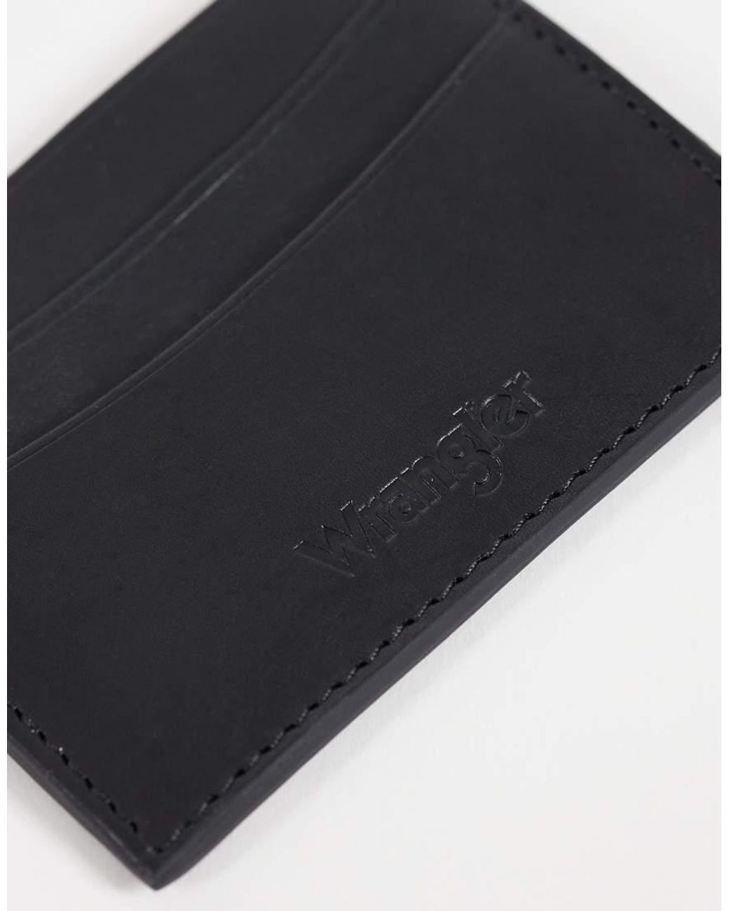 Wrangler Black Card Holder for men
