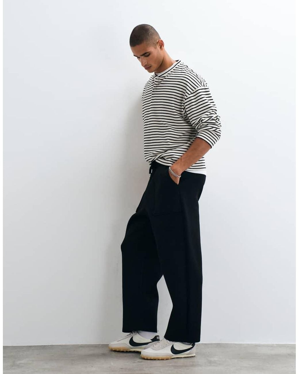 ASOS Gray Relaxed Tapered jogger for men