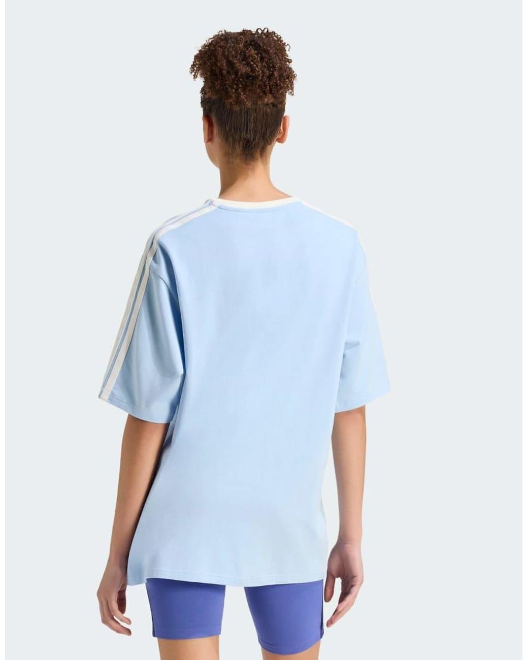 Adidas Originals Blue Lux Tiro Loose Graphic T-shirt