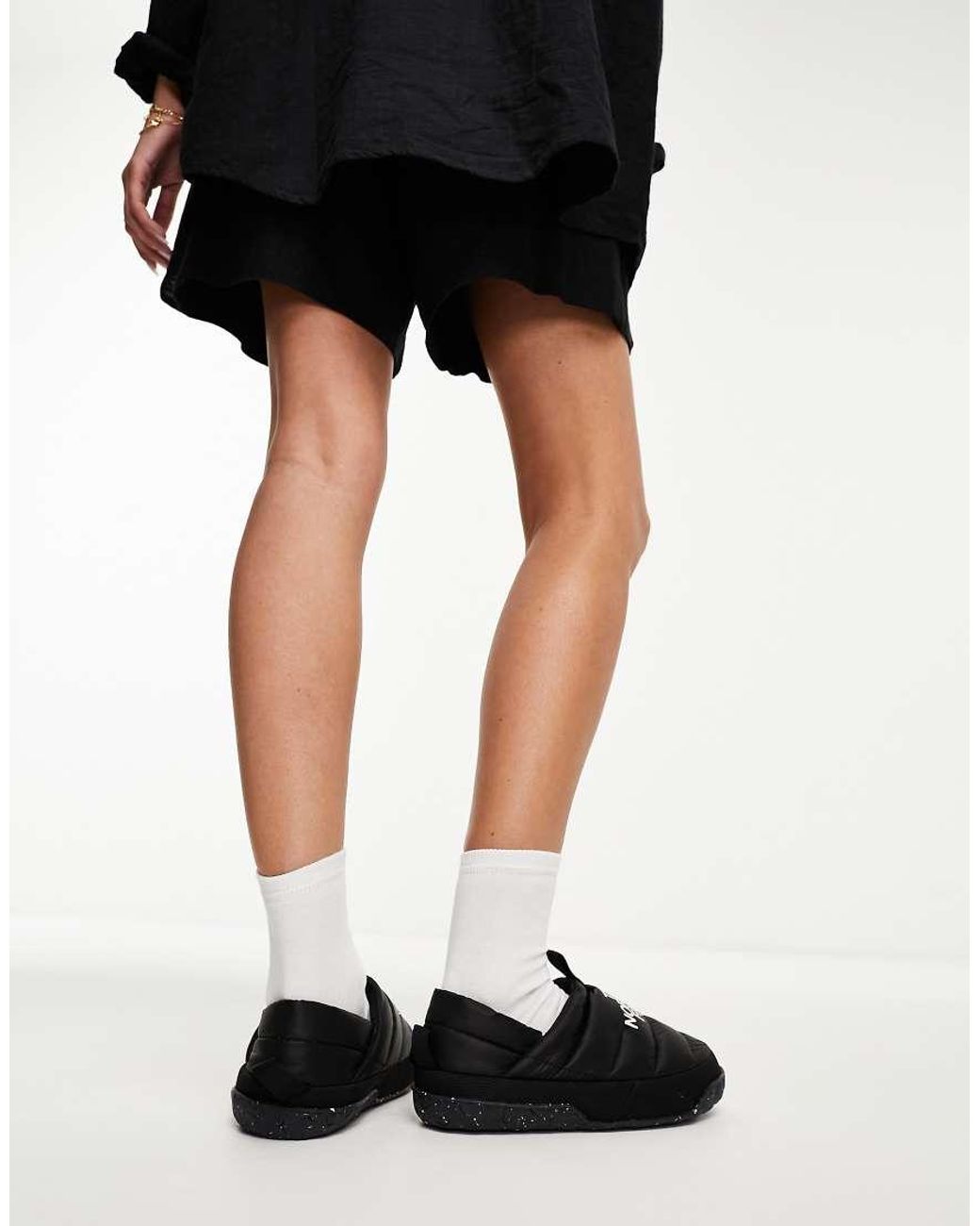 The North Face Black Nuptse Down Insulated Mules