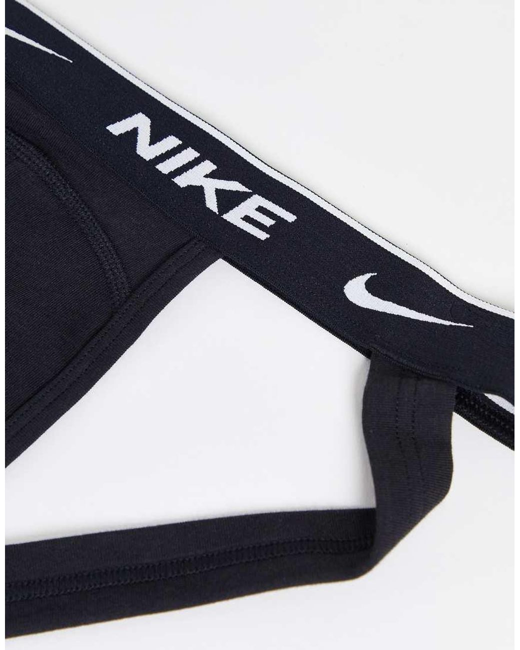 Nike Blue 3-pack Cotton Stretch Jockstraps for men