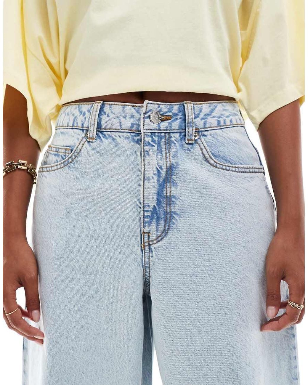 Miss Selfridge Blue baggy Jeans