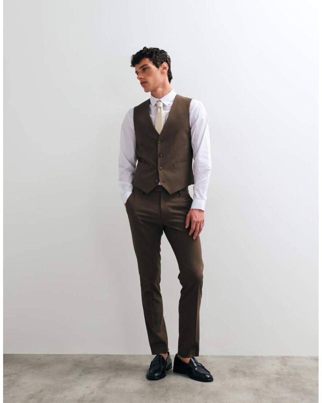 ASOS Gray Skinny Suit Trousers for men