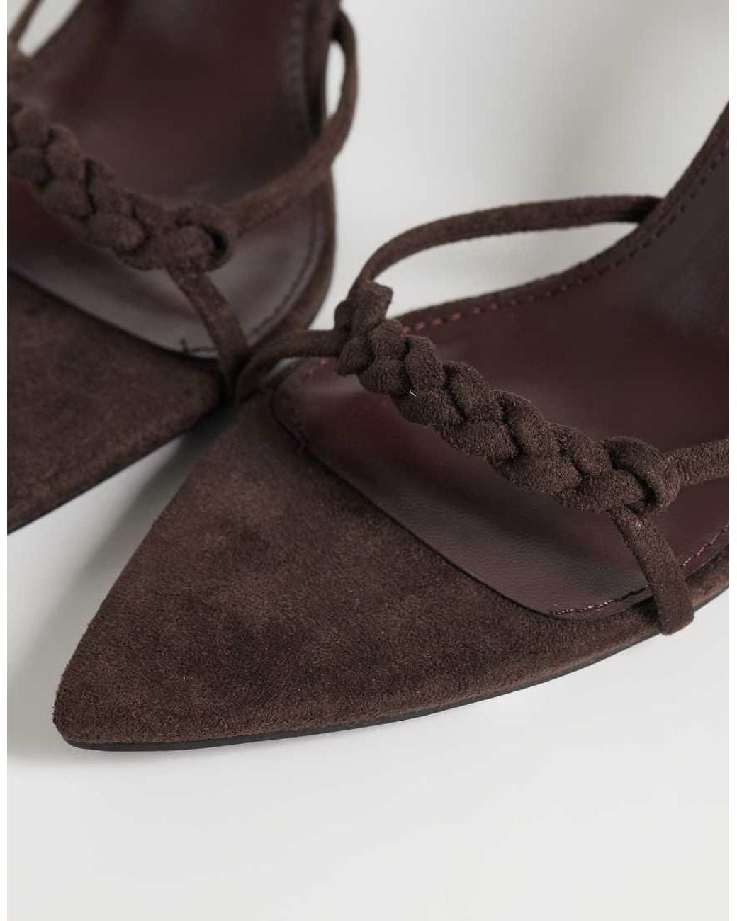 SIMMI Natural Simmi London Jamala Braided Heeled Mules