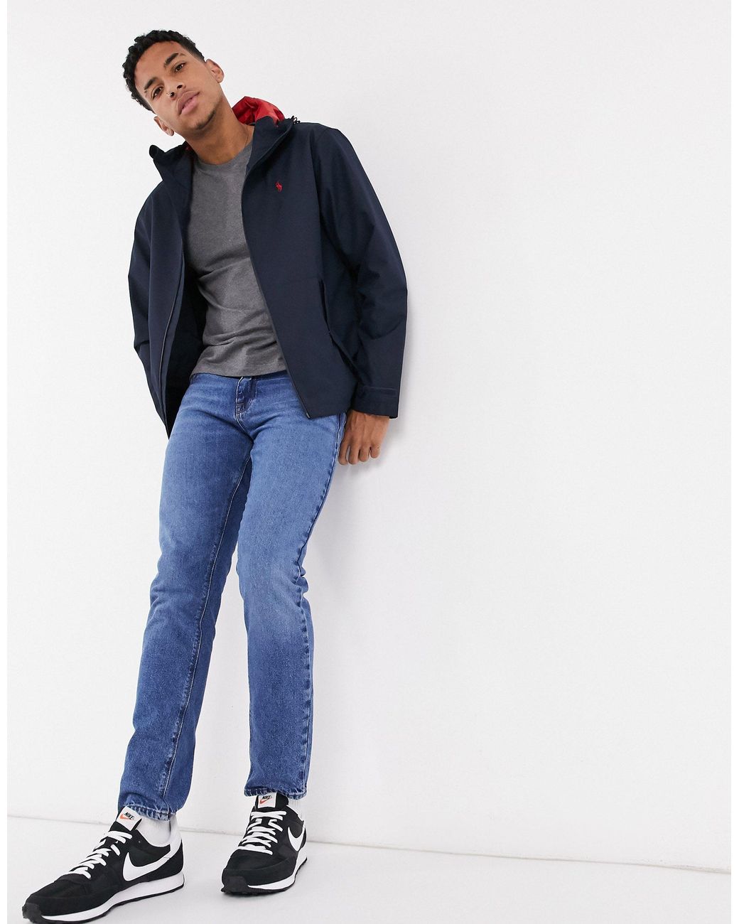 Polo Ralph Lauren – Portland – Regenjacke mit Kapuze und Polospieler-Logo  in Blau für Herren | Lyst DE