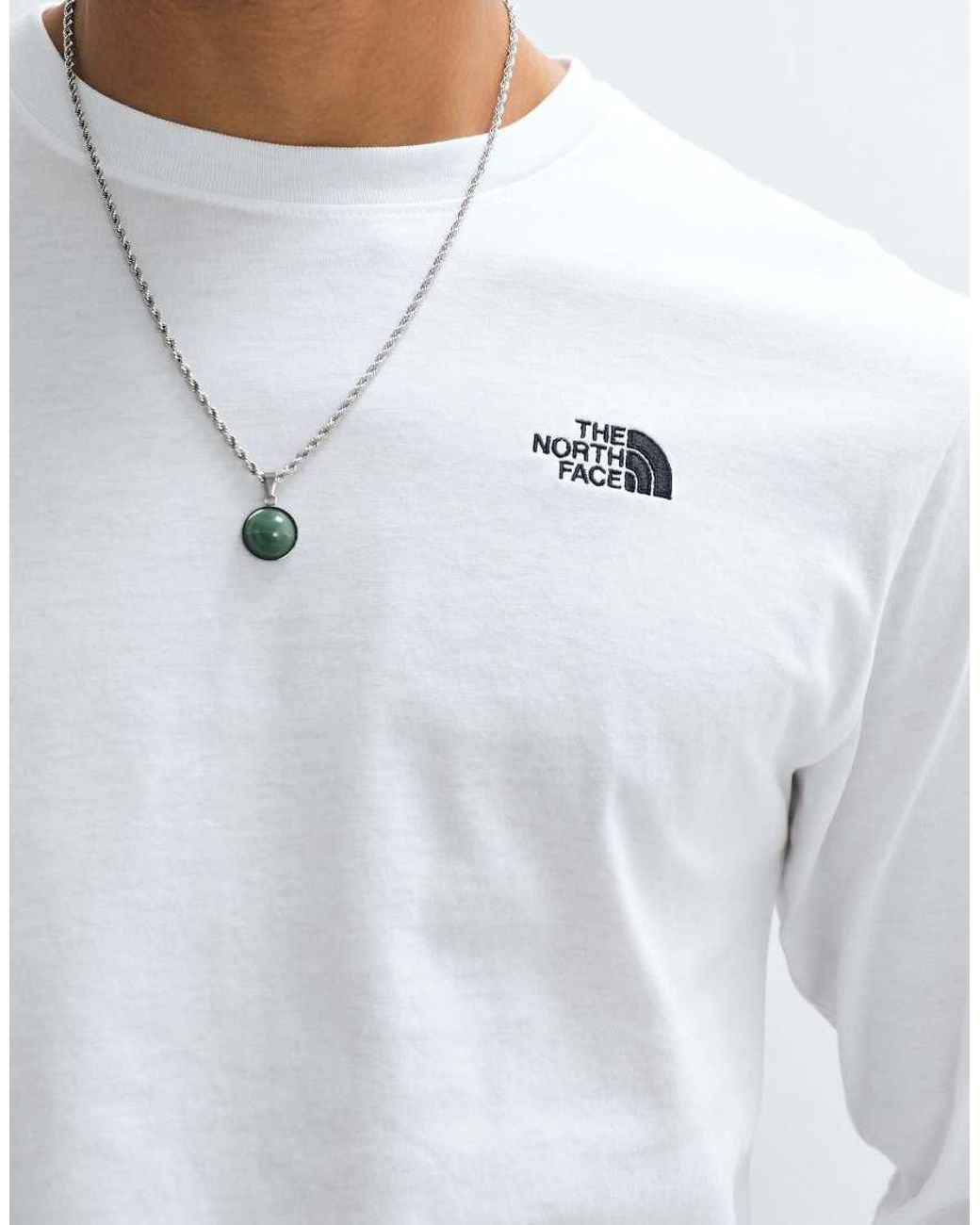 The North Face White M Evolution Simple Dome Regular Long Sle for men