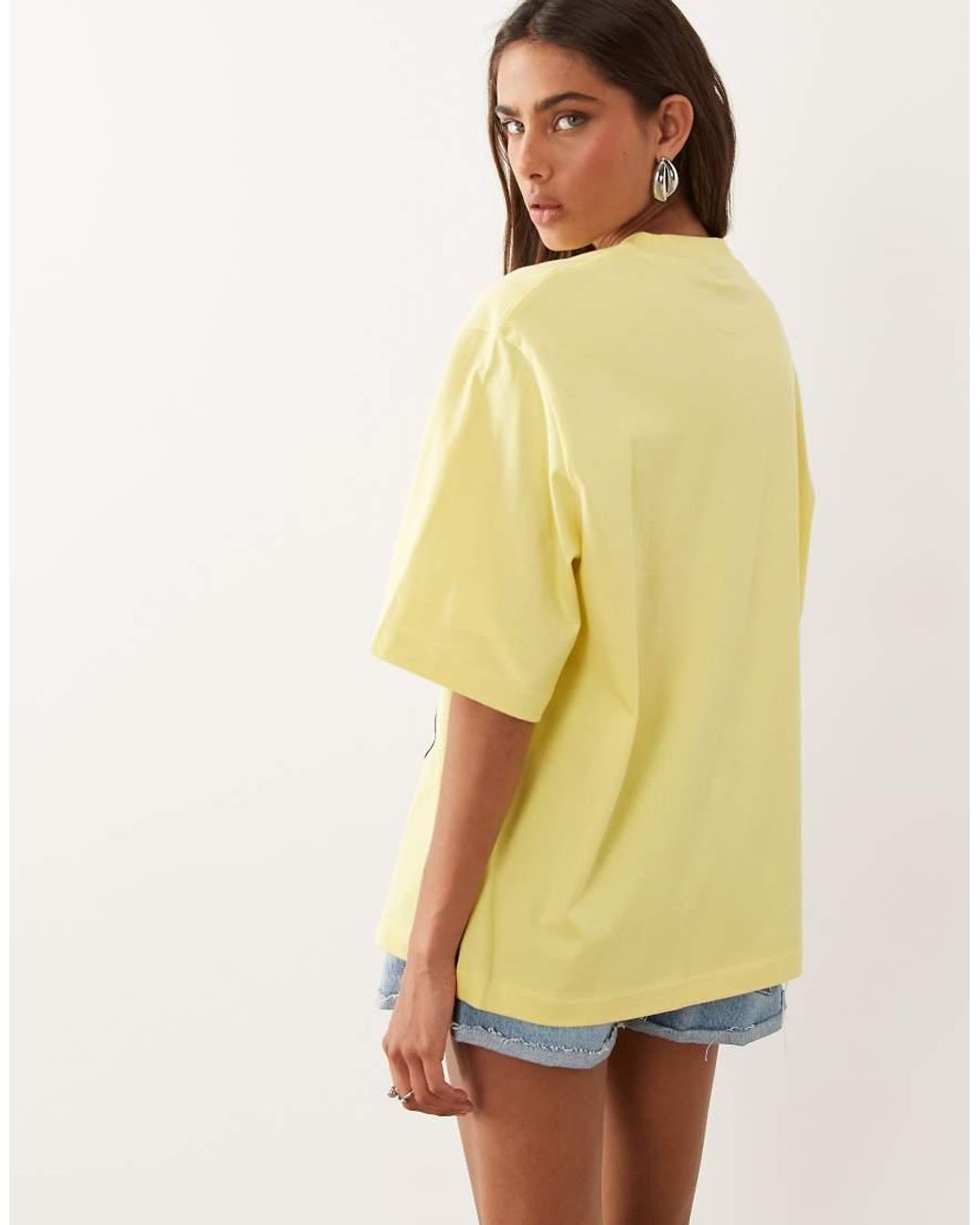 ASOS Blue Oversized Drop Shoulder T-shirt With Mexico Graphic