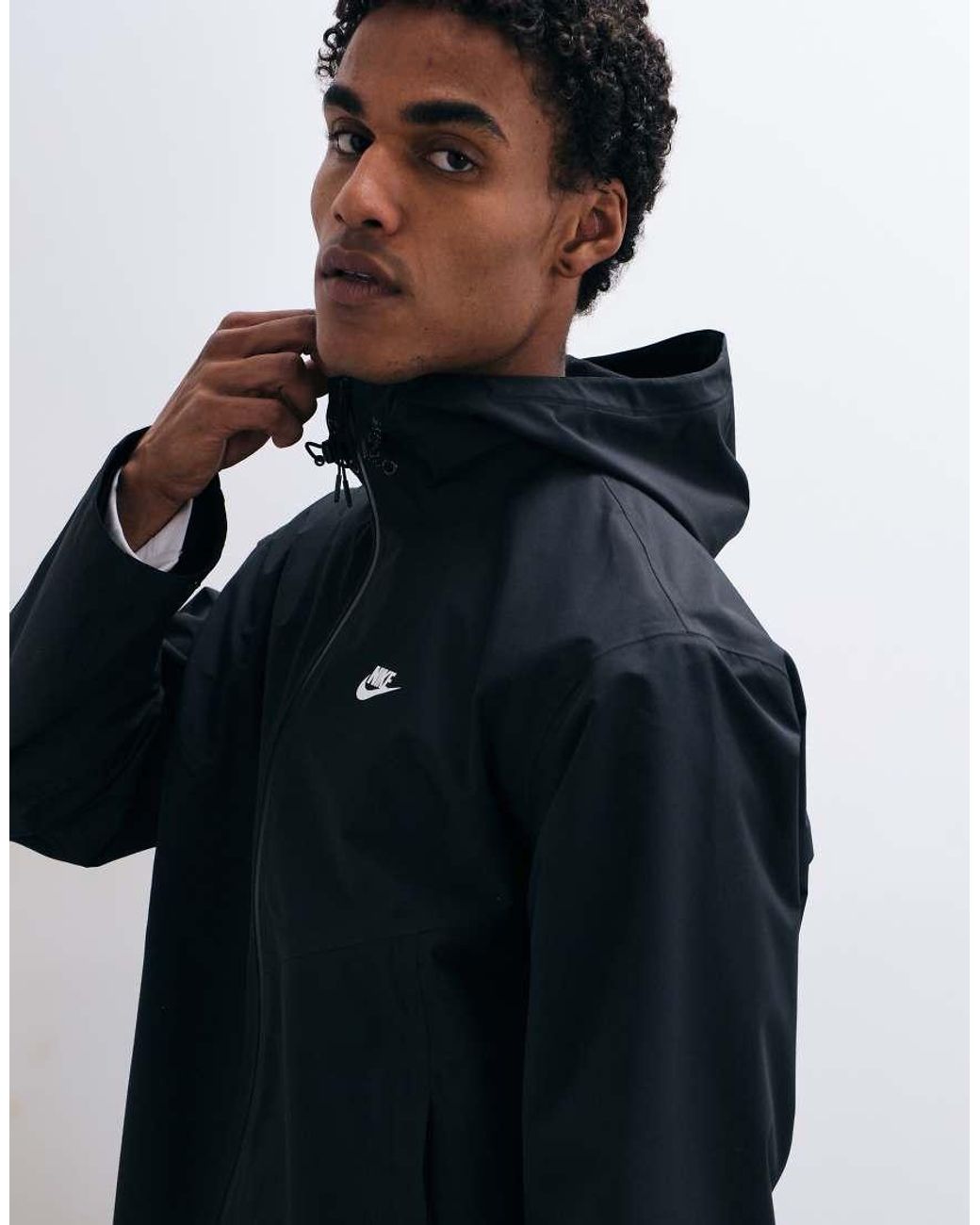 Nike Blue Windrunner Waterproof Hooded Jacket for men
