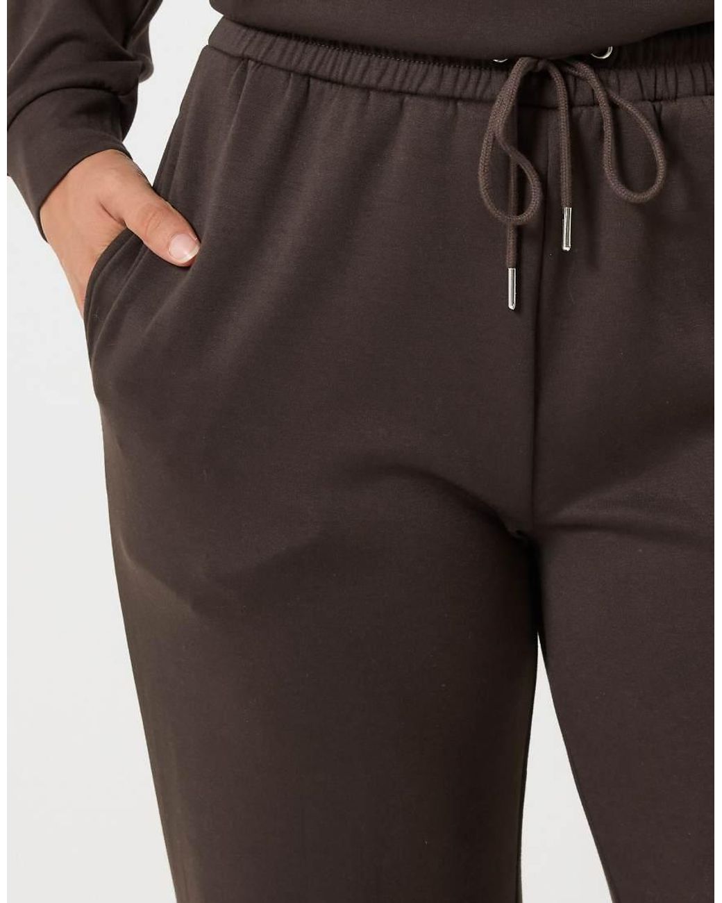 Long Tall Sally Black Premium Wide Leg Joggers