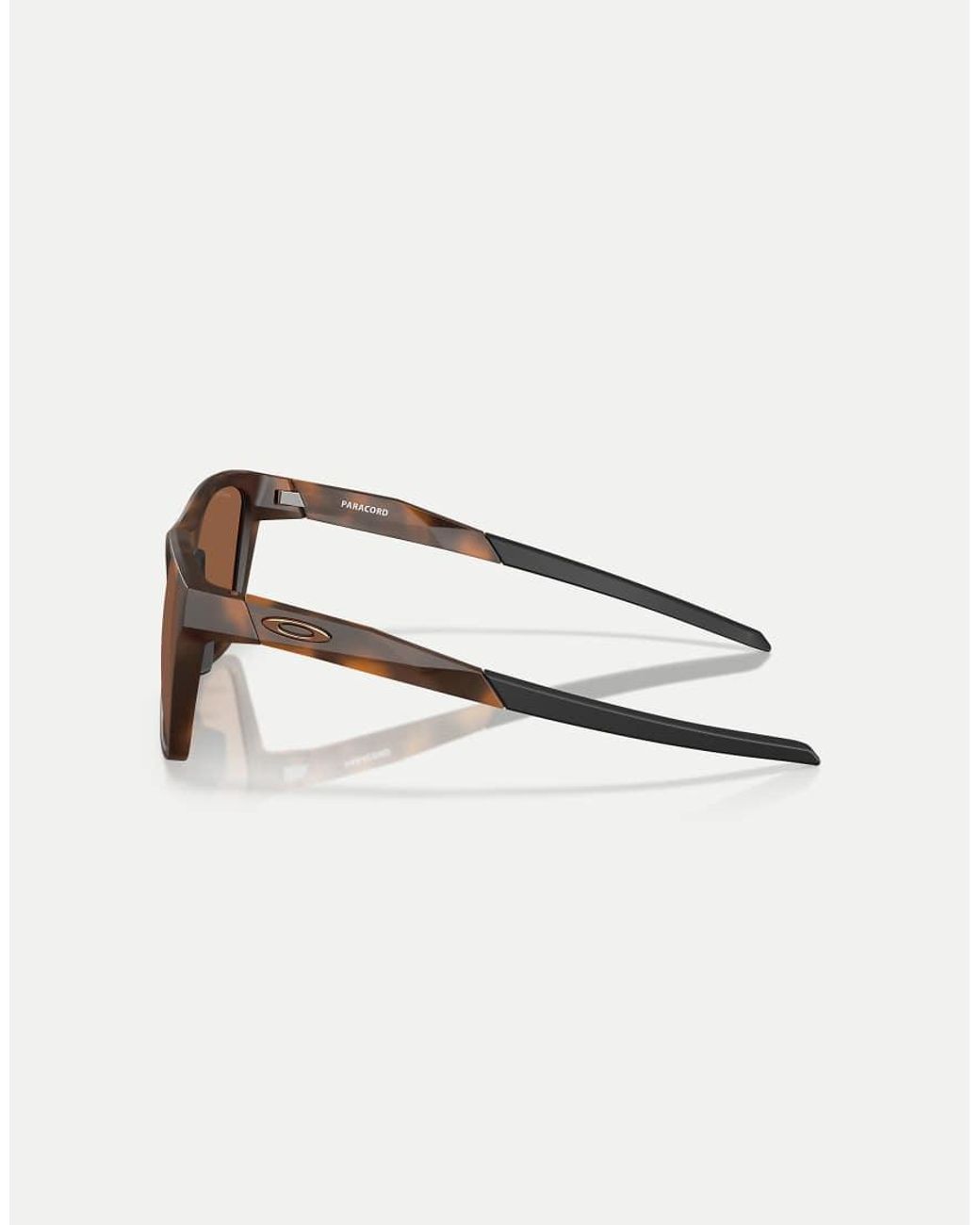 Oakley Brown Paracord Square Sunglasses With Mirrored Lens