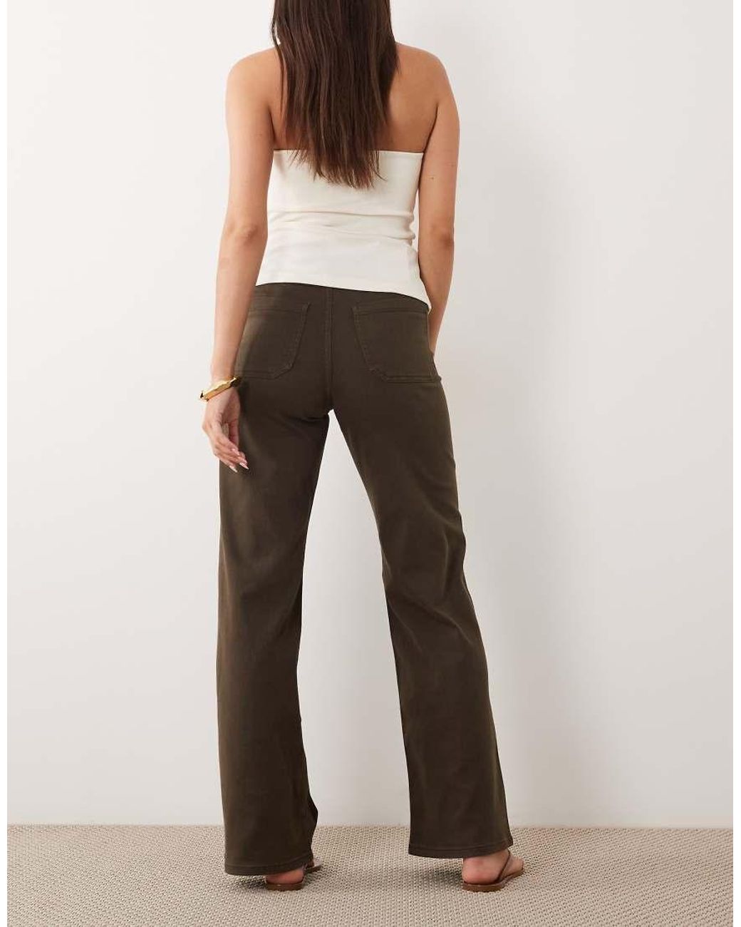 Jdy Natural High Waist Wide Leg Jeans