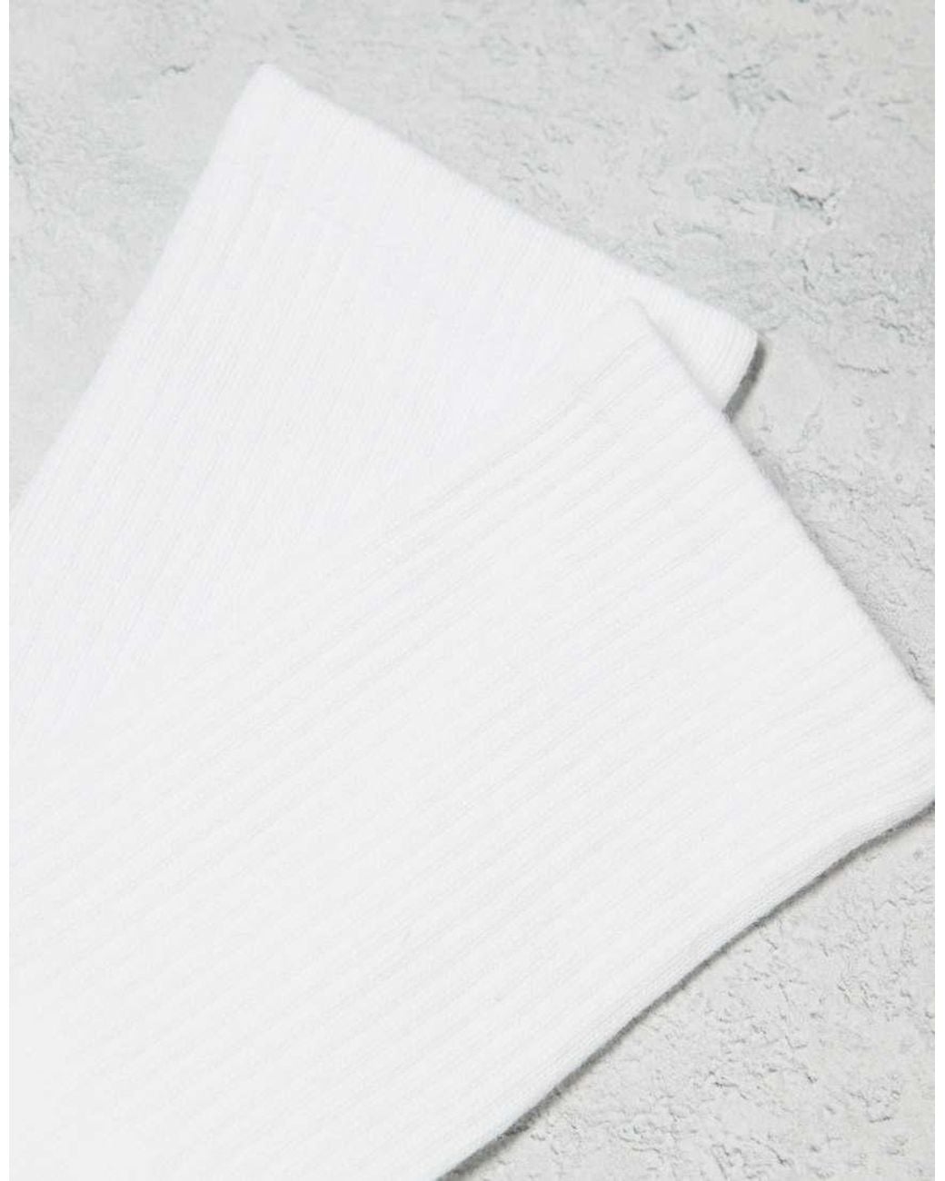 Jack & Jones White 3 Pack Tennis Sock for men