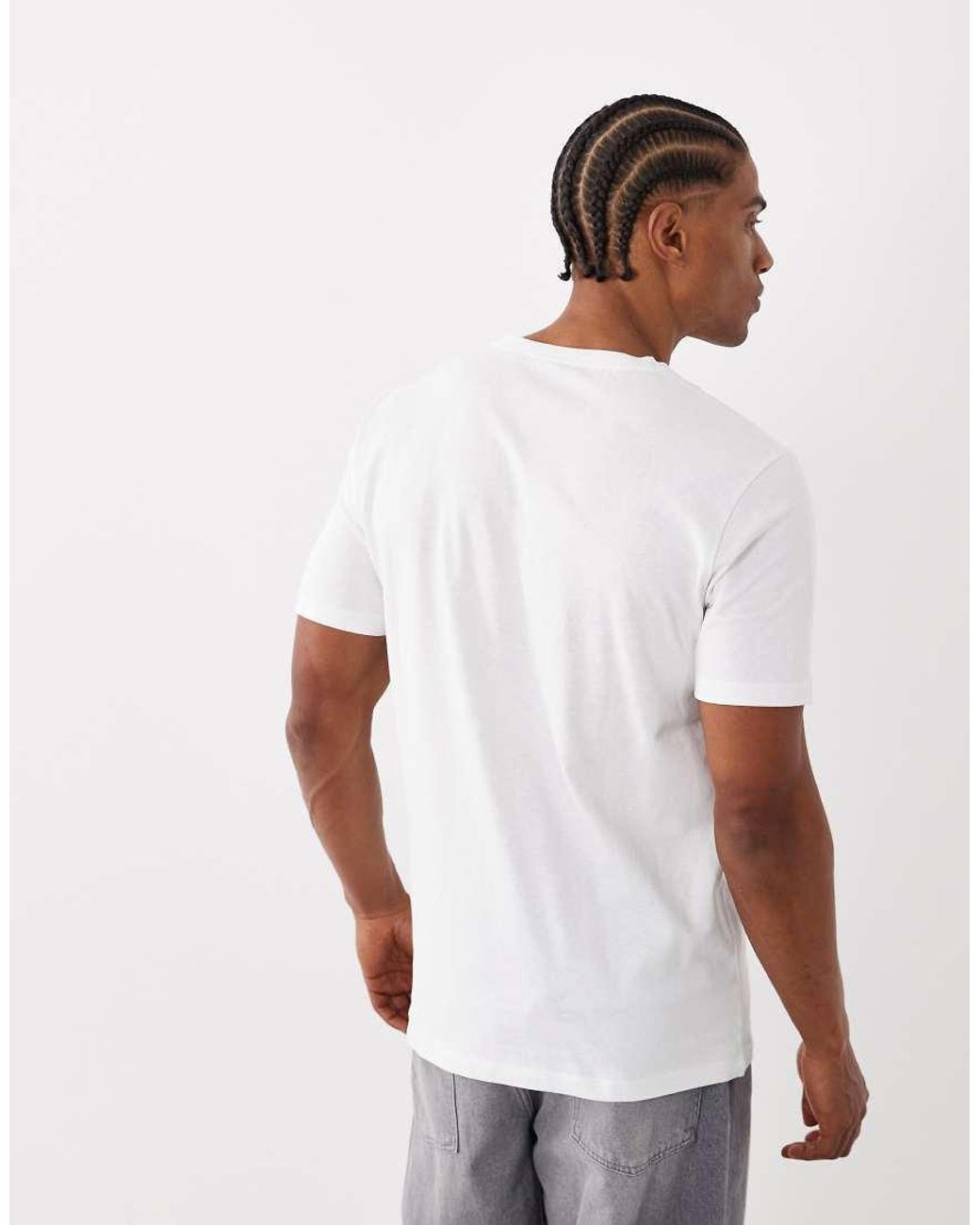 Boss White Tales Box Logo T-shirt for men