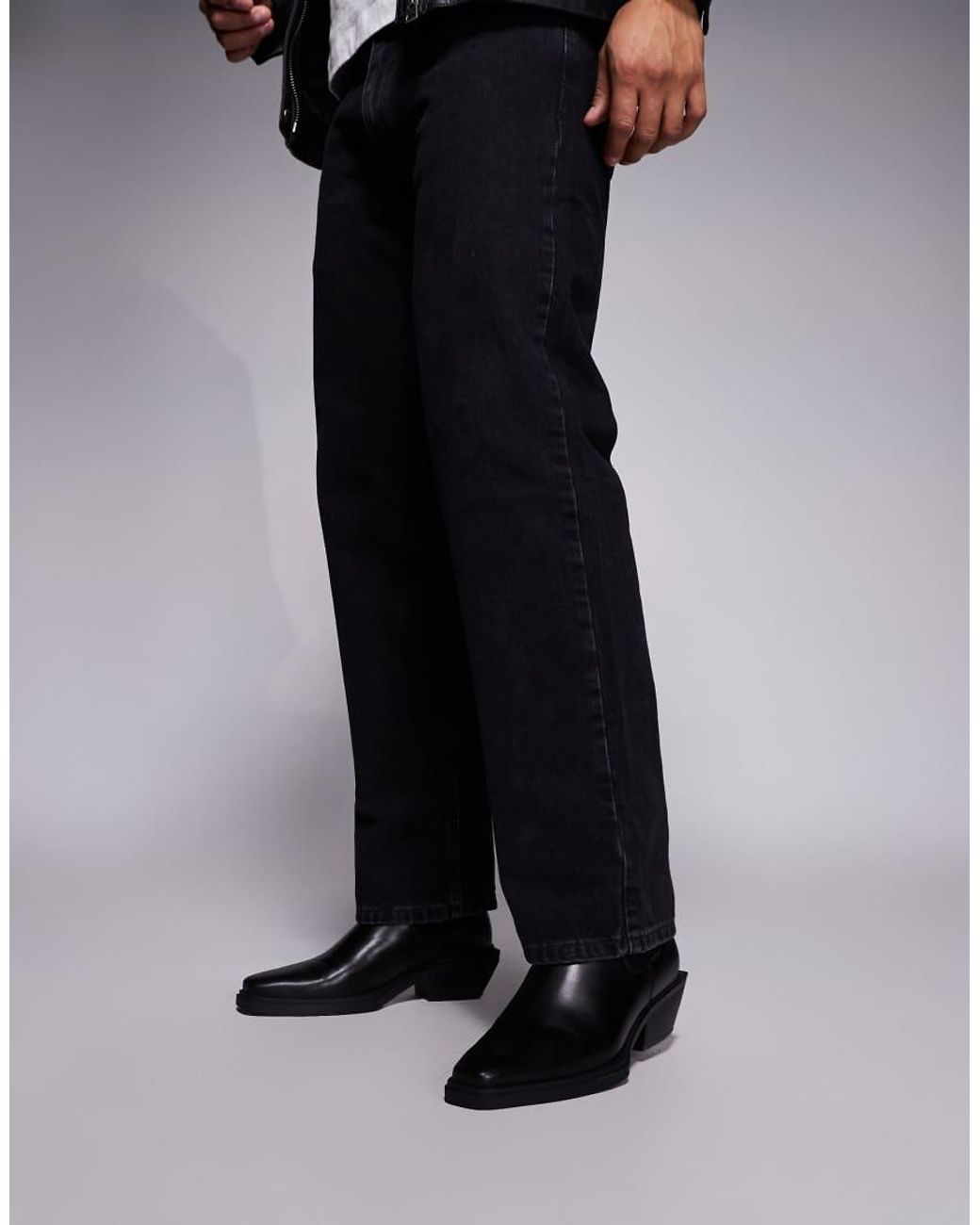 ASOS Blue Chelsea Boots for men
