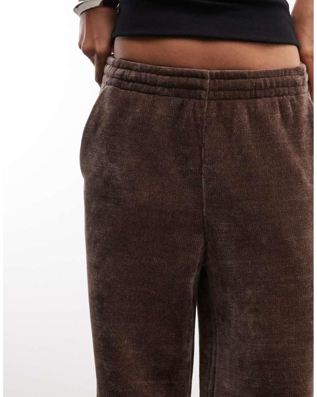 Adidas Originals Brown Chenille Trousers