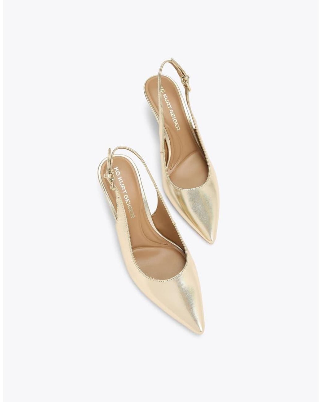 KG by Kurt Geiger White Tilly Heeled Shoes