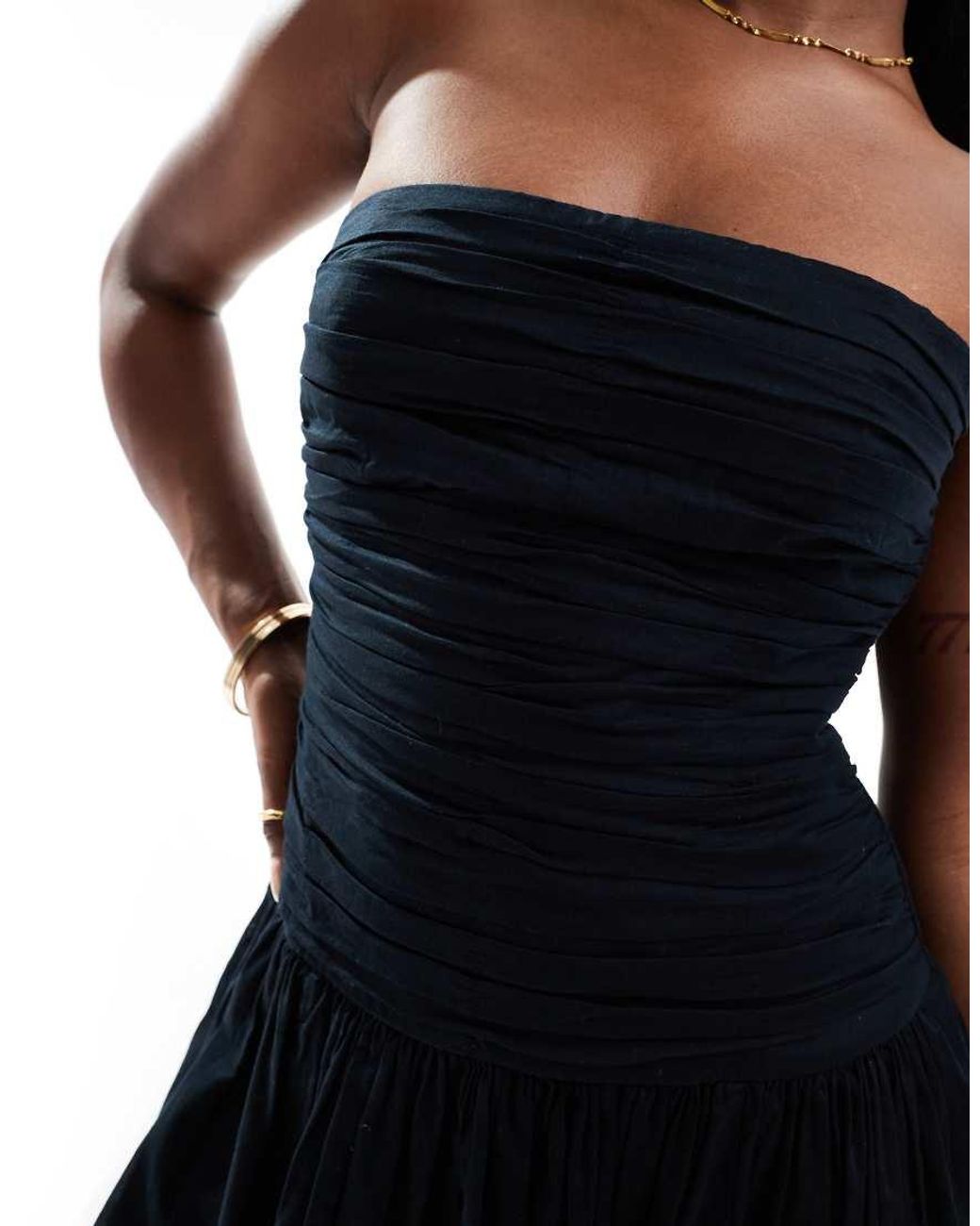 sachin and babi light blue dress Abercrombie & Fitch Bra-Free Smocked Drop-Waist Maxi Dress