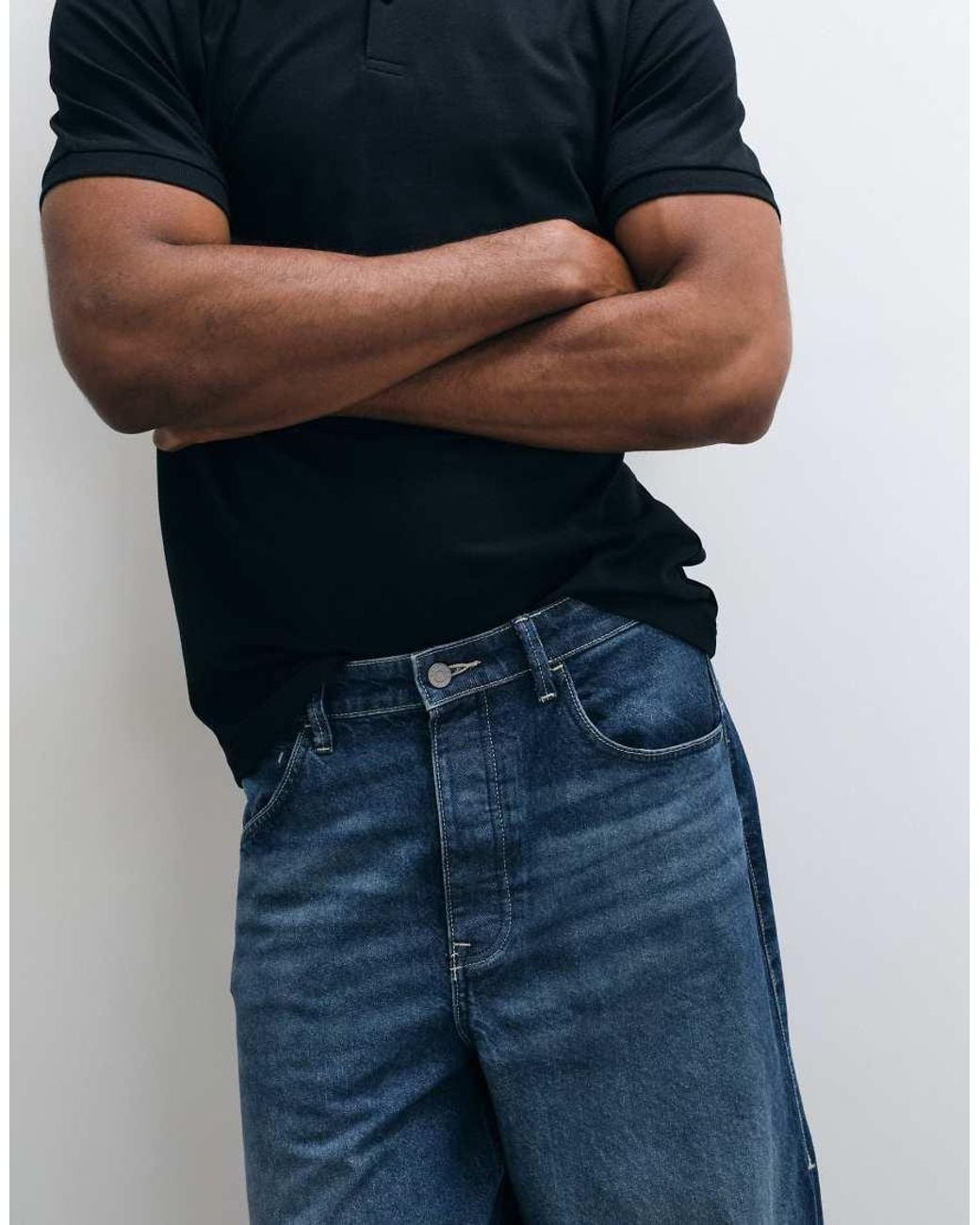 ASOS Blue Loose Jeans for men