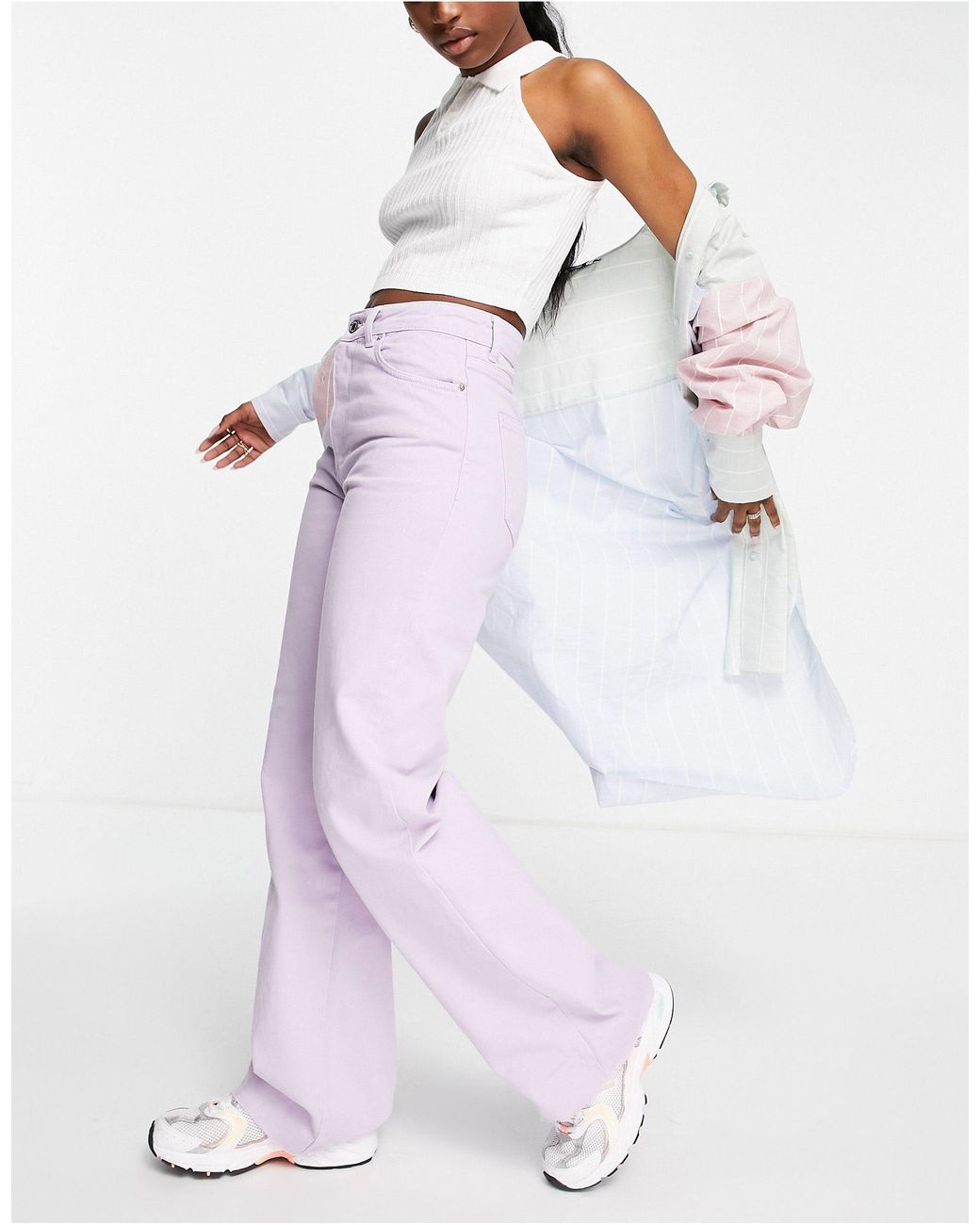 Stradivarius Denim 90s Dad Jeans in 