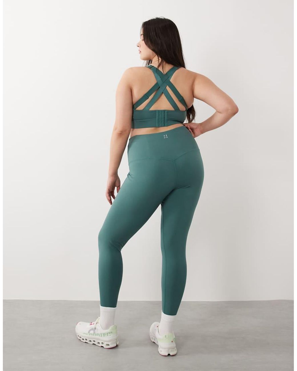 4505 Green Curve Icon Active Bum Sculpt High Waist Gym legging With Inner Pocket